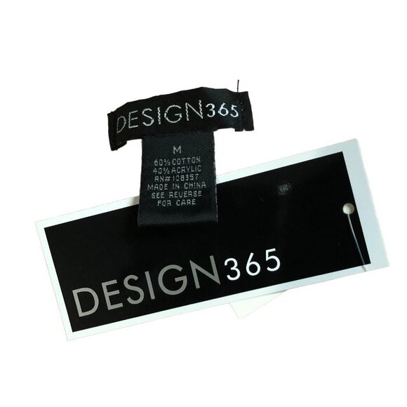 DESIGN 365 POINTELL CREW NECK SWEATER SIZE MD NEW WITH TAG - Picture 7 of 7